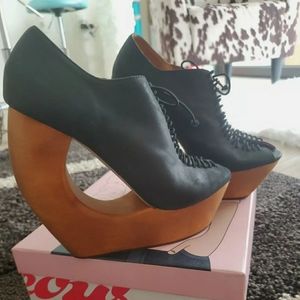 Jeffrey Campbell wedge heels
